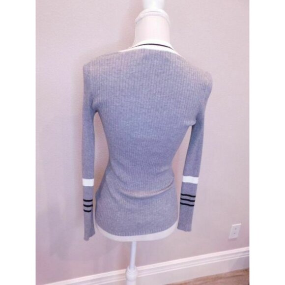 Bailey 44 Derosa Button Cardigan Heather Grey SMALL - Picture 6 of 7